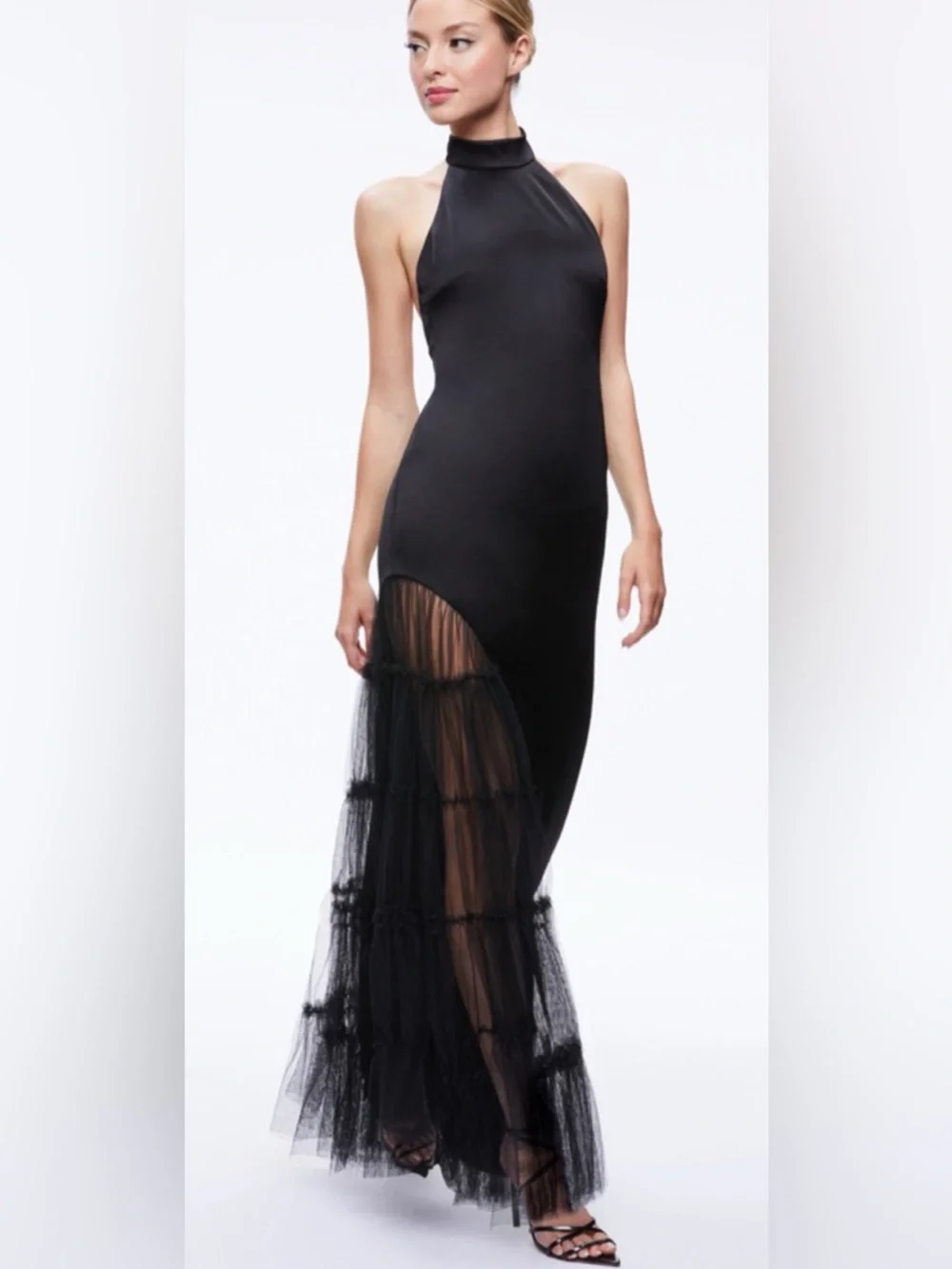 mother of the bride elegant dresses Zapakasa Women Taupe with Lace Appliques Print:Jungle spring2025 Closet London Satin Wrap
